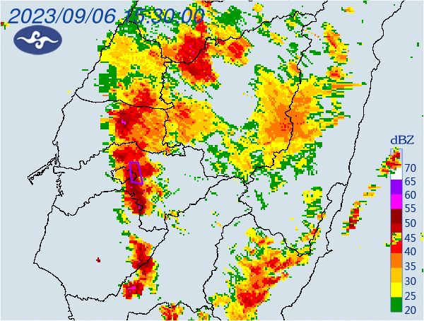 嘉義大雷雨狂炸 持續時間至17時0分