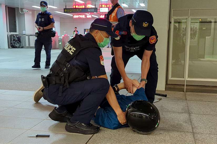 中捷模擬列車隨機攻擊事件 加強自主防衛及緊急應變能力