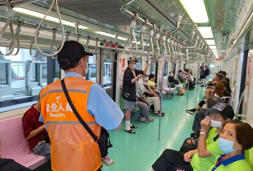 中捷列車班班有保警 保全防護裝備再升級