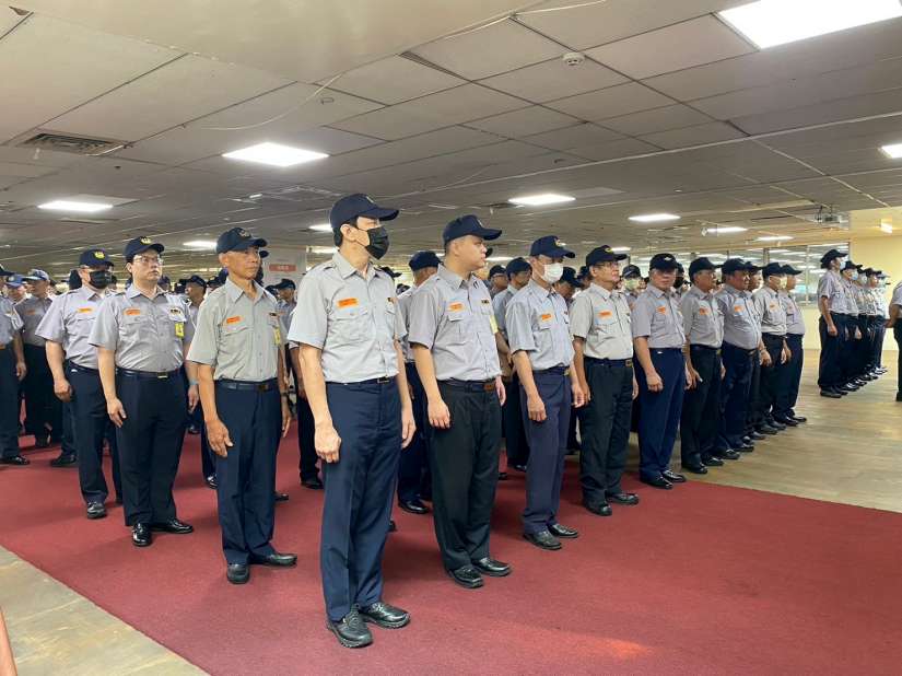 中山分局舉辦民防大隊常年訓練,藉以強化協勤民力