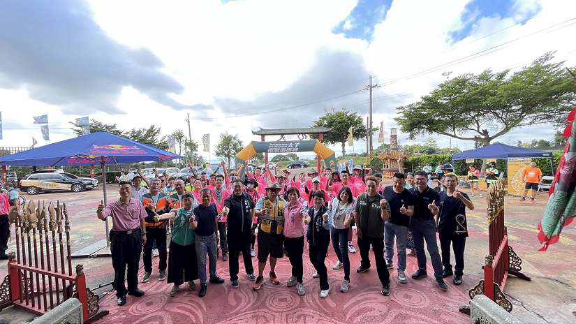 中市九天盃馬拉松開跑 扛三太子熱血環台28天