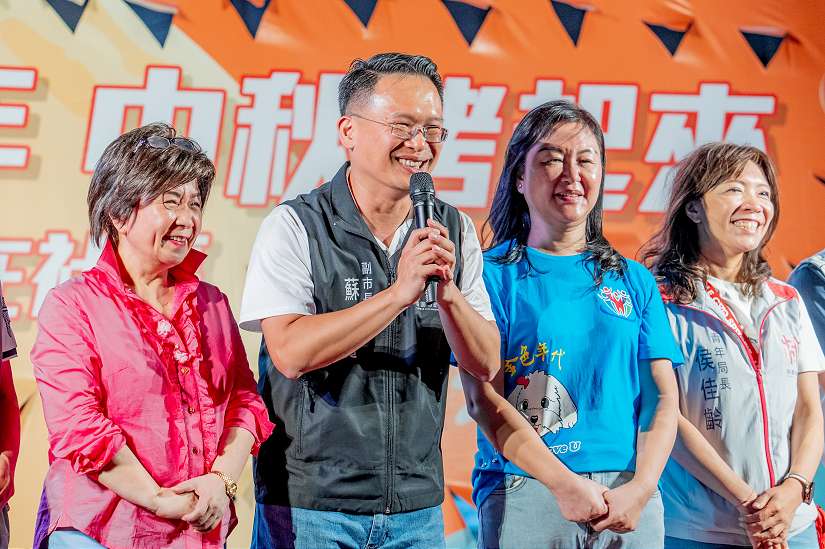 中壢「活力青春 愛在社區」萬人烤肉 蘇副市長:兩大意義陪伴市民歡度中秋